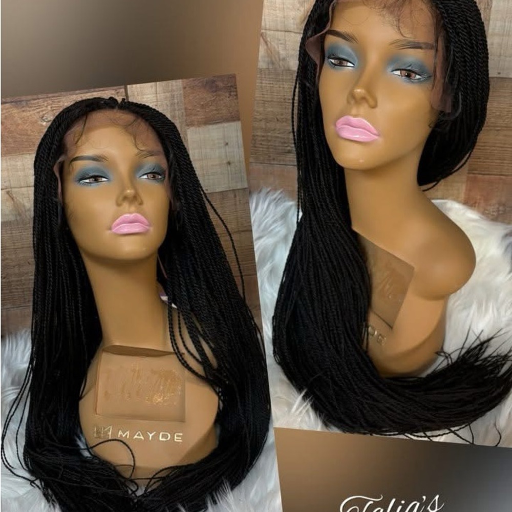 Black Braided Wig